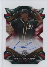 2019 Bowman Platinum Wal-Mart Cut Red 4/10 Jesus Luzardo #PCA-JL Auto 13iq