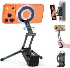 OMOTON TP02 360 Rotating for Magsafe Tripod, Adjustable Aluminum Magnetic Phone
