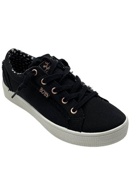 SKECHERS Women's BOBS B Extra Cute 2CUTE4U Sneaker Black
