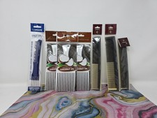 Professional Hair Combs Lot Of 7, 3 Coconut Inf Picks, 1 Mark V, 3 Combs