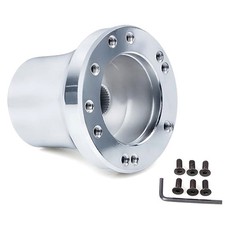 42T Steering Wheel Hub Adapter Black/Silver For EZ-GO TXT  RXV Golf Carts