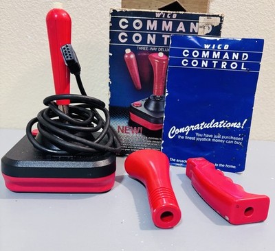 Wico Command Control Joystick Controller Atari 2600, 400/800, Amiga+ All Parts