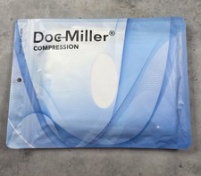 Doc Miller Open Toe Sock Compression Stocking XL White 15-20mmHg NEW