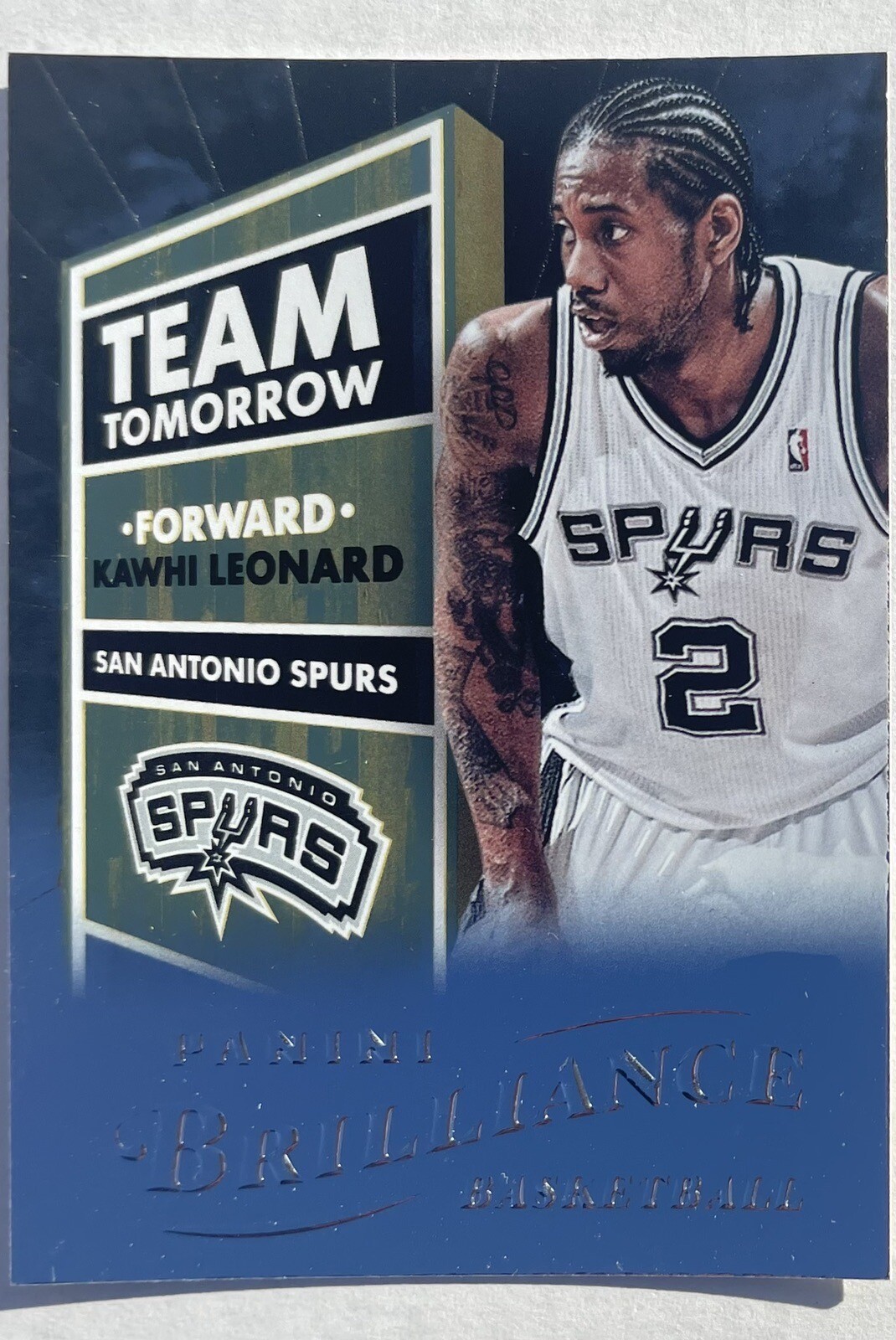 Kawhi Leonard 2012 Panini Brilliance Team Tomorrow #10 Rookie RC