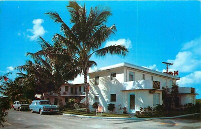 GAILUS SAN SOUCY APARTMENTS, DANIA, FLORIDA, VINTAGE POSTCARD