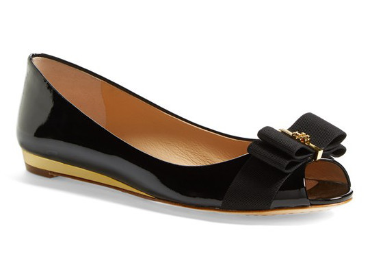 tory burch open toe wedge shoes