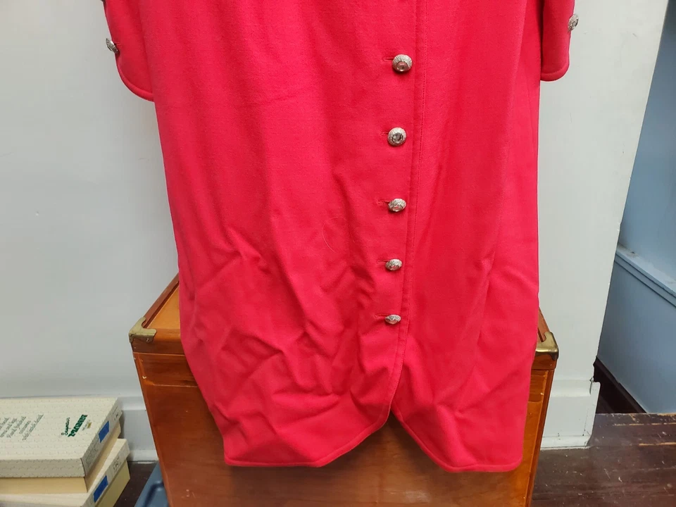 Женское красное коктейльное платье New York ADELE SIMPSON размер 14 - Изображение 4 из 4