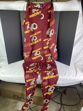 NFL Keystone Unisex Union Suit with Cinch Bag Jumpsuit Redskins Size M
