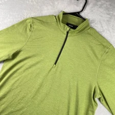 Truewerk 1/4 Zip Pullover Mens Large Green B2 Quarter Zip Sweatshirt Performance