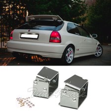 For 96-00 Honda Civic Alex Tilt Brackets Ek9 3dr Type R Fully Adjustable Spoiler For 96-00 Honda Civic Alex Tilt Brackets Ek9 3dr Type R Fully Adjustable Spoiler