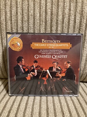 Beethoven: The Early String Quartets, Op. 18 (CD, Oct-1990, 3 Discs, RCA) Guarne