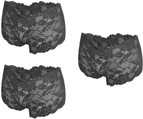 Besame Women Sexy Lingerie Cheeky Lace Hipster Panties Underwear Pack of 3 - Picture 5 of 15