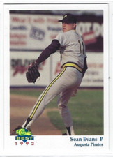 1992 Salem Buccaneers Classic Best (Class A-Pittsburgh Pirates) Sean Evans