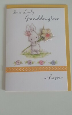 Osterkarte für Enkelin (Handarbeit)