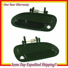 Outside Door Handle For 98 99-02 Honda Accord Front Pair Dark Green G87P DS474