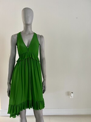 Farm Rio Kelly Green Ruffle Chiffon Dress | eBay Farm Rio Kelly Green Ruffle Chiffon Dress | eBay