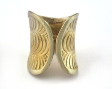 Adjustable Ring Raw brass 16mm 5.5US inner size 2675