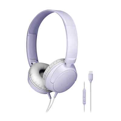 Audio-Technica On-Ear USB-C Headphones (Light Violet)