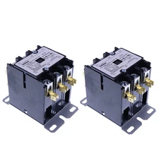 2X 3 Poles 40 Amp 240V AC Coil DP Definite Purpose Contactor SA-3P-40A-240V