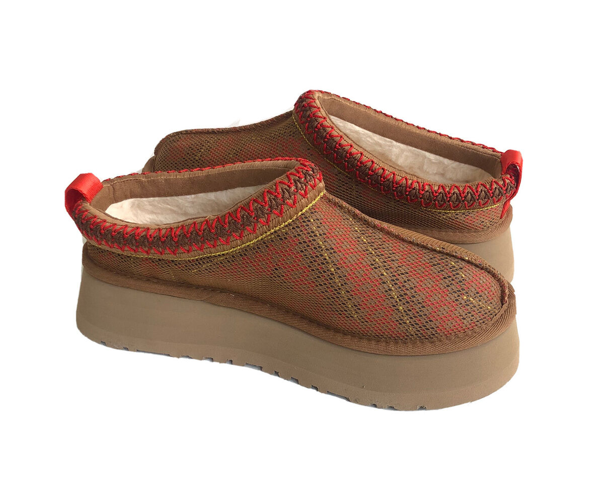 UGG WOMEN TAZZ MAXI TASMAN CHESTNUT SHEARLING PLATFORM SHOES UGG WOMEN TAZZ MAXI TASMAN CHESTNUT SHEARLING PLATFORM SHOES