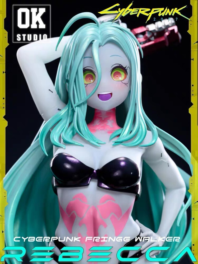 REOZIGN Statuetta Rebecca In PVC Da 23 Cm, Pistola Da Combattimento, Personaggio Videogioco Anime, Modello Da Collezione Fatto A Mano