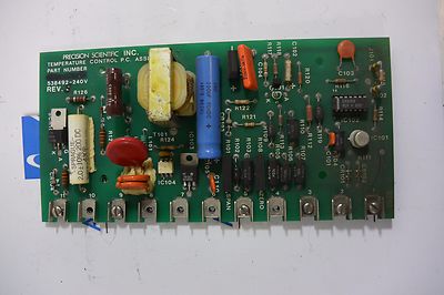 Used Precision Scientific Temperature Control Printed Circuit Board 538492-240V
