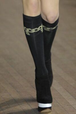 Ladies Women Black Anklet Cotton High Over Knee Long Warm Socks