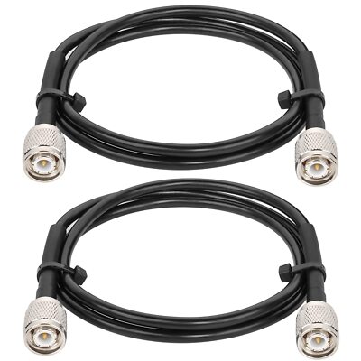 Tnc Male To Tnc Male Coax Cable 3ft 2pcs 50 Ohm Rg58 Coaxial Cable With Tnc Conn