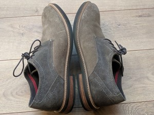 ben sherman distressed suede oxford