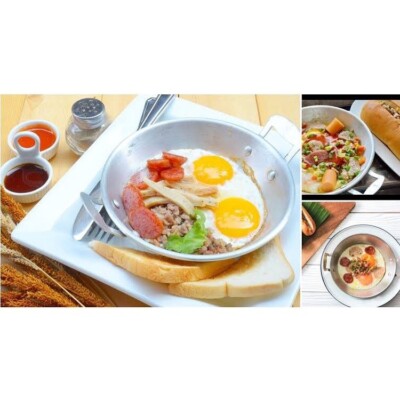 High Quality 6 inch Stainless Steel Egg Pan For Induction/Gas/Electric cooker.