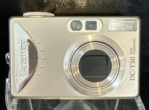 Gateway Digital Camera DC-T50 5.25 MP 3X Super Zoom Compact *Parts/repair Only*