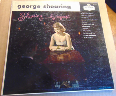 George Shearing   Shearing by Request LP, 1955, London, UK, 33RPM Jazz Vinyl EE-