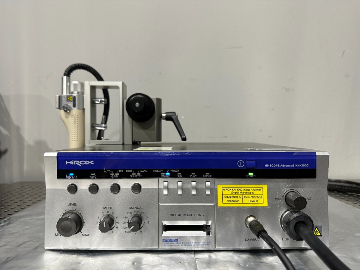 Hirox Hi-Scope Advanced KH-3000 VD Digital Microscope + MX Hirox Hi-Scope Advanced KH-3000 VD Digital Microscope + MX