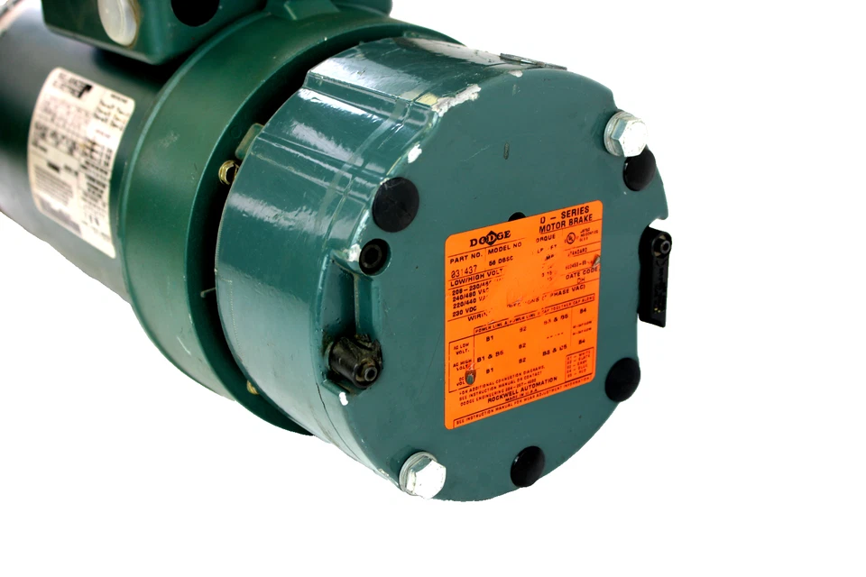 Reliance P56H7216G Electric Motor 2HP, 208-230/460V w/ 13Q05R56 Gear Reducer - Image 3 of 4