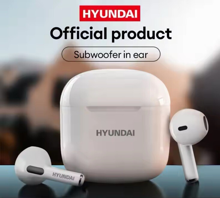 Hyundai TWS Pro True Wireless Earbuds Bluetooth Earphones Stereo Sound HY-T02Pro