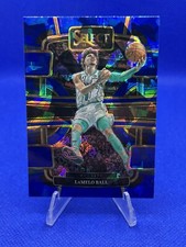 2023-24 Panini Select Concourse Blue Cracked Ice Prizm LaMelo Ball #53