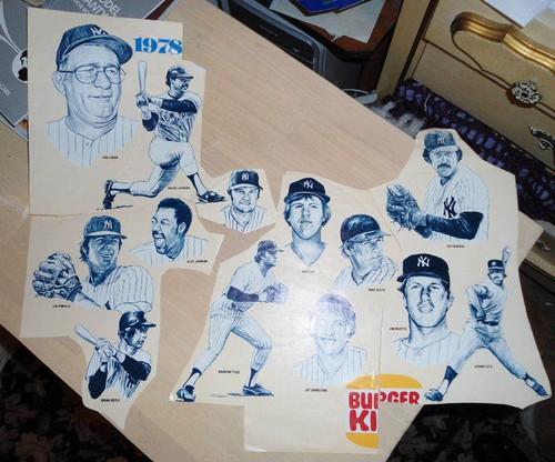 BRITNEY SPEARS Got Milk? MICHAEL JORDAN Burger King 73-78 Baseball Guide POSTER - Picture 7 of 8