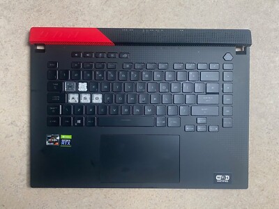 Asus ROG Strix G15 G513IE Serie UK-Tastatur mit Hintergrundbeleuchtung - 1 Taste + Scharniere + Gummi