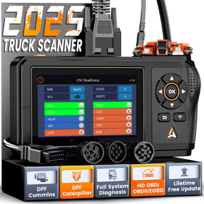 Diesel Heavy Duty Truck Scanner All System Diagnostic DPF Regen for Cummins CAT