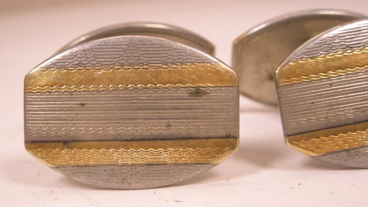 Two Tone Double Sided Quality Hinged Vintage Edwa… - image 3