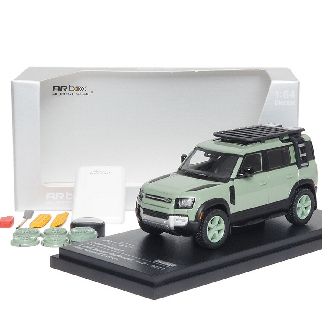 ARbox 1/64 Scale Land Rover Defender 110 Green 2023 Diecast Car