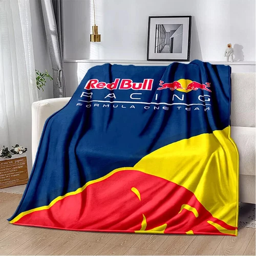 Red&Bull Fleece Blanket Throw Sofa Bed Warm Flannel Blanket Rug Bedspread Gift - Picture 41 of 51