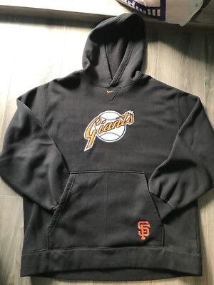 Nike Center Swoosh San Francisco Giants Hoodie Sweatshirt Adult XL Black  MLB