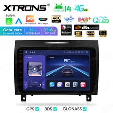 4K 9" Android 14 Autoradio 8-Kern 8G+256GB CarPlay GPS F&uuml;r Mercedes R171 SLK200