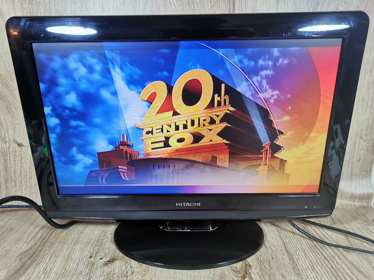 19 Inch LCD TV Hitachi 10LD5550U Stand No Remote 1080P HD Freeview
