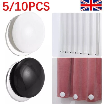 5/10PCS Magnetic Curtain Weights Waterproof Drapery Curtains Magnets Reusable