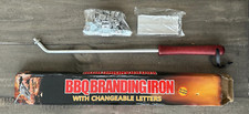 NWE Barbuzzo BBQ Branding Iron with Changeable Letters Name Your Steak, Gift It