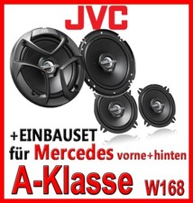 Mercedes A-Klasse W168 - JVC LAUTSPRECHER Boxen T&uuml;r vorne UND hinten   Einbauset