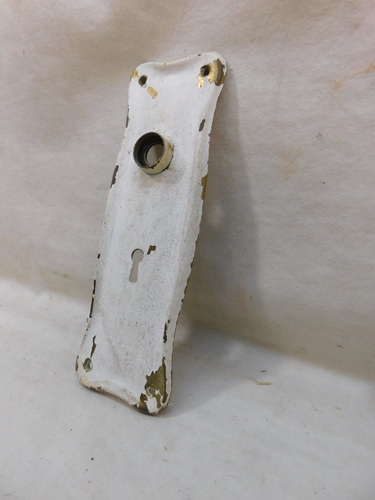 1800s Antique DOOR Plate ITALIANATE VICTORIAN Style Original Brass Finish ORNATE - Picture 3 of 6