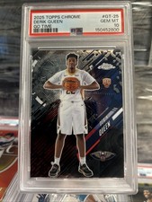 2025-26 Topps Chrome Basketball Derik Queen Go Time GT-25 New Orleans PSA 10